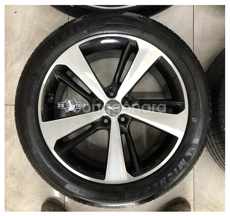 GV80 20인치 순정 휠, 타이어--3