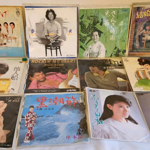 일본 엔카 LP 음반 모음12장7인치