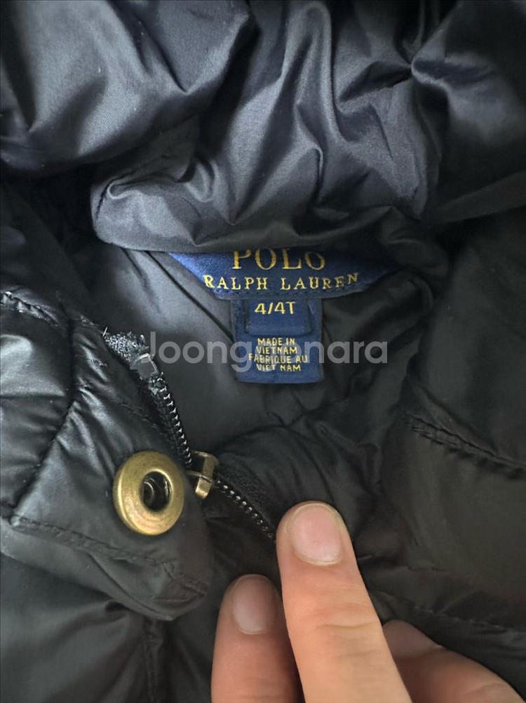 폴로 랄프로렌 키즈 롱푸퍼 4T--10