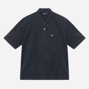 [L] stussy 스투시 클래식 피케 폴로 반팔 카라