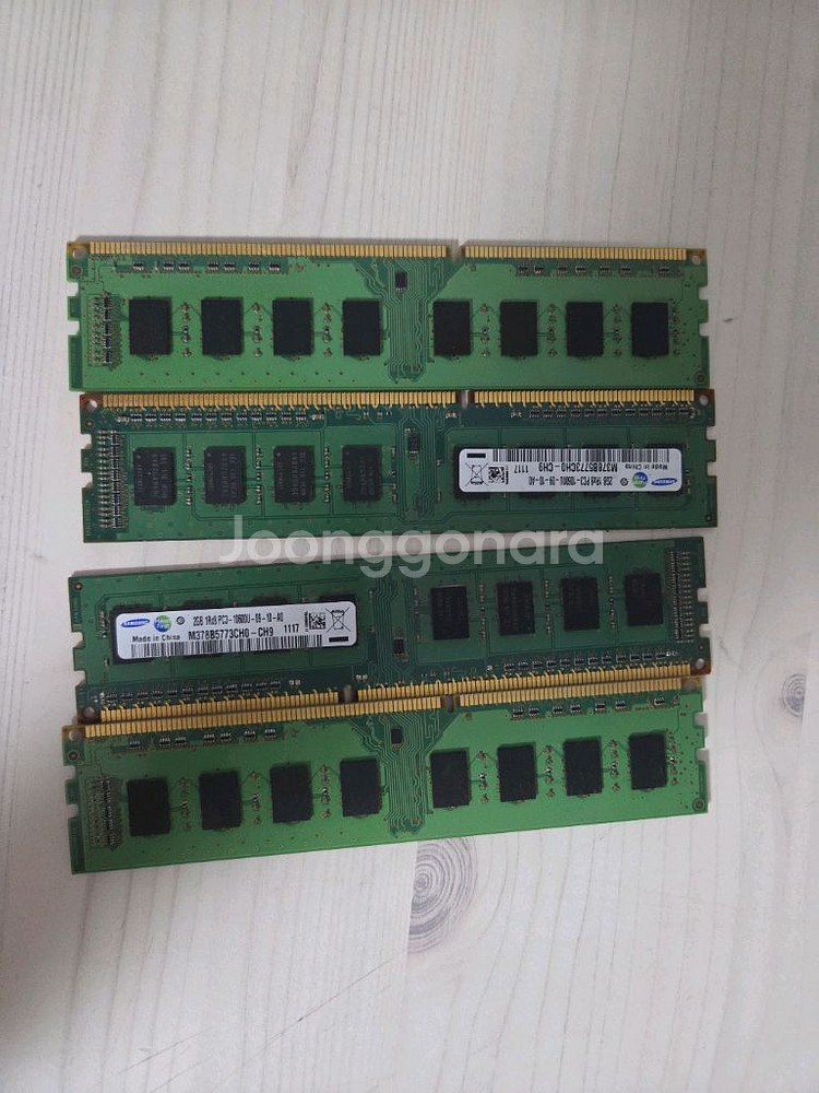 집에서 사용하던 삼성 ram2gb 4개 일괄 팝니다--0