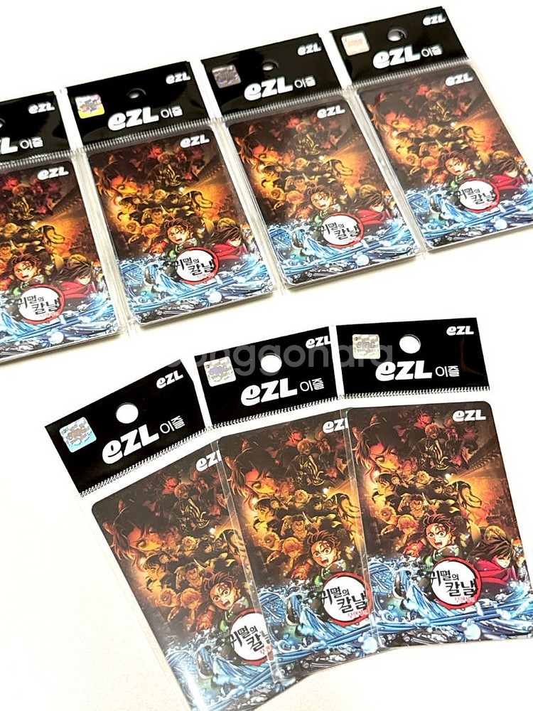 (새제품) 귀멸의칼날 무한성편 한정판 이즐 교통카드--0