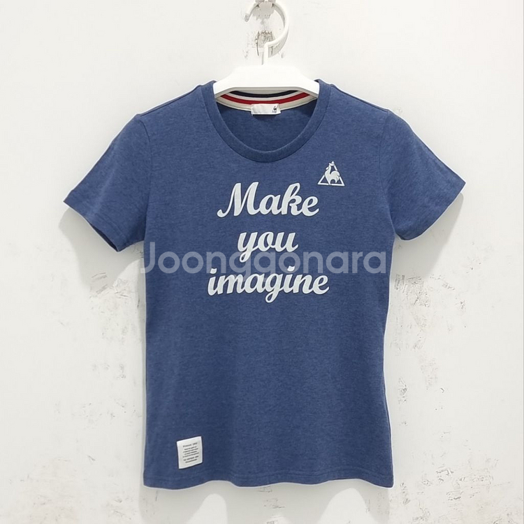 르꼬끄 여성 반팔 티셔츠 여자 반팔티 면티 트레이닝 M--0