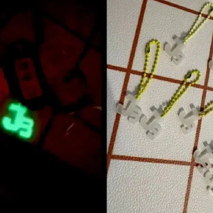 괴담출근 제삼 야광 이니셜 키링 및 포카 등 일괄