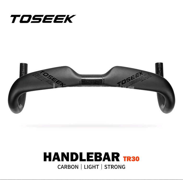 TOSEEK 카본 드롭바 로드자전거용--0