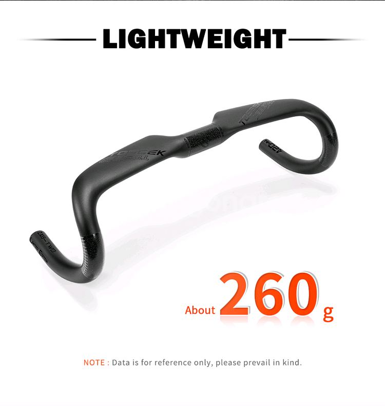 TOSEEK 카본 드롭바 로드자전거용--1