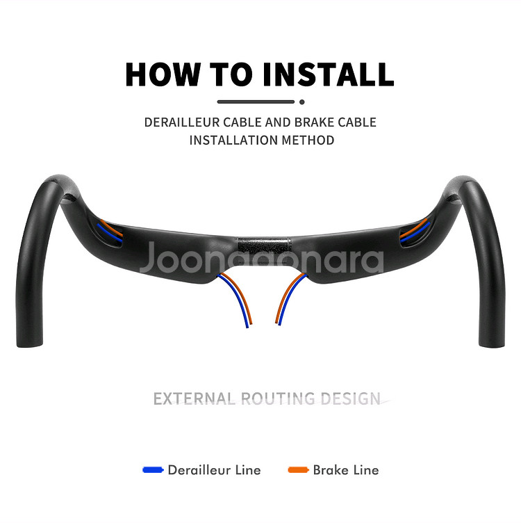 TOSEEK 카본 드롭바 로드자전거용--5