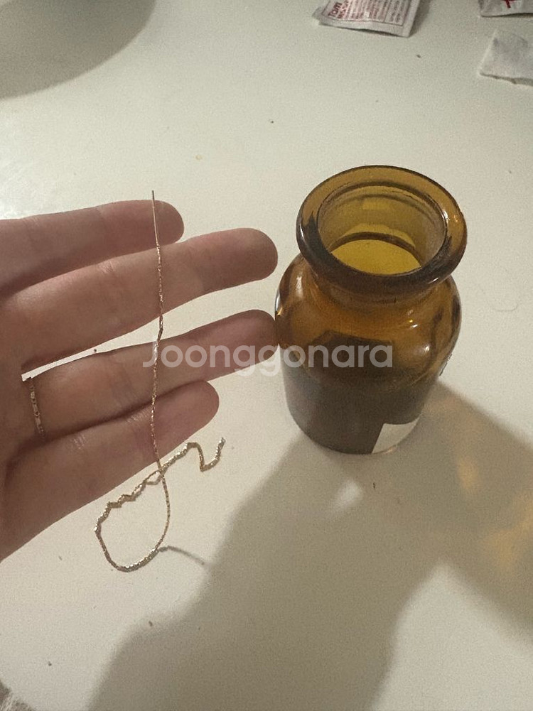 페르테 루메 14k 귀걸이 엘로우골드 23cm--2