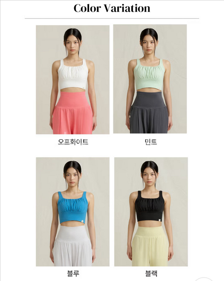 프론투라인 반다 라이트 셔링 크롭탑m--2