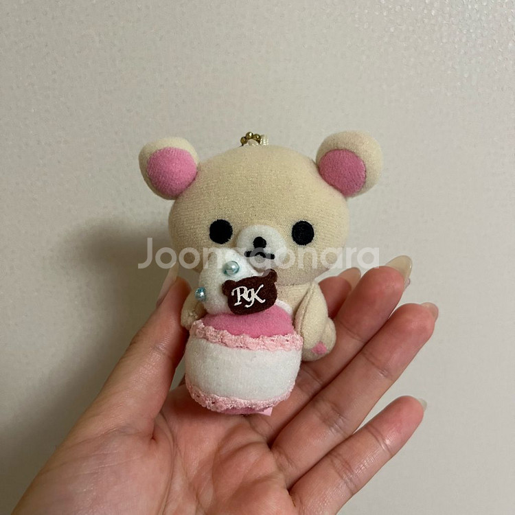 산엑스 고전 코리락쿠마 스위트 시리즈 마카롱 인형 키링--0