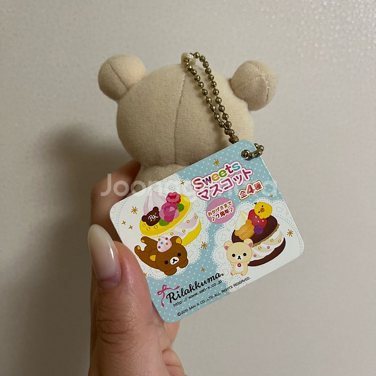 산엑스 고전 코리락쿠마 스위트 시리즈 마카롱 인형 키링--1