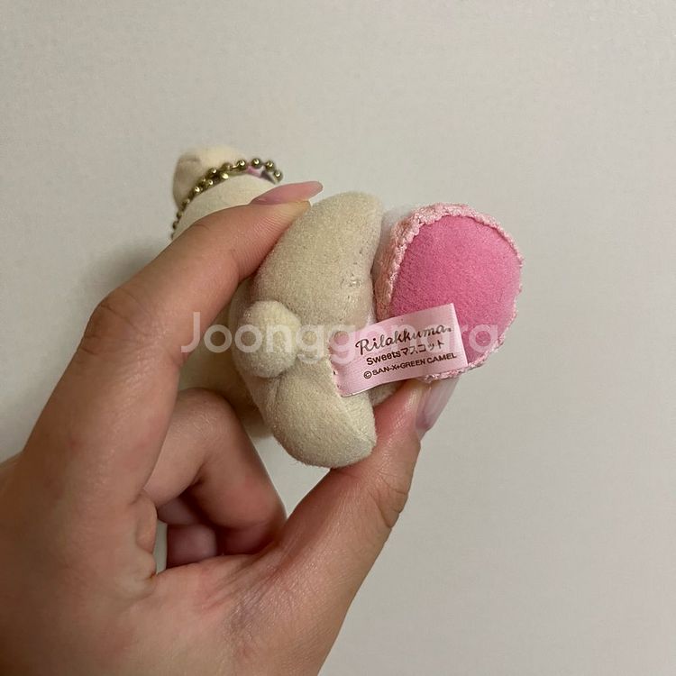 산엑스 고전 코리락쿠마 스위트 시리즈 마카롱 인형 키링--2