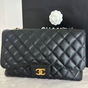 샤넬 클래식 플랩백 라지 캐비어