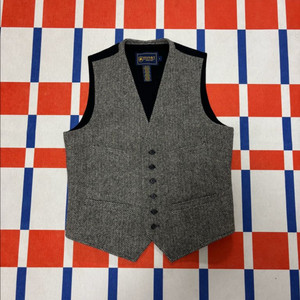 폴로 헤링본 울 베스트 랄프로렌 럭비 수트 조끼