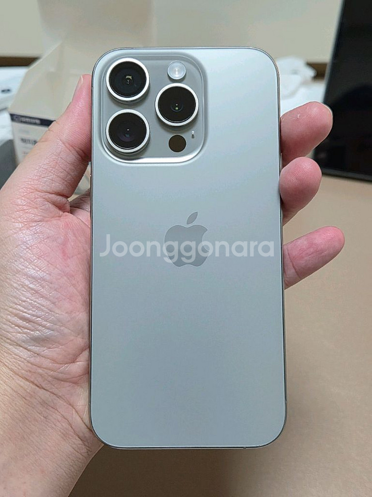 아이폰15pro 내추럴 128GB--0