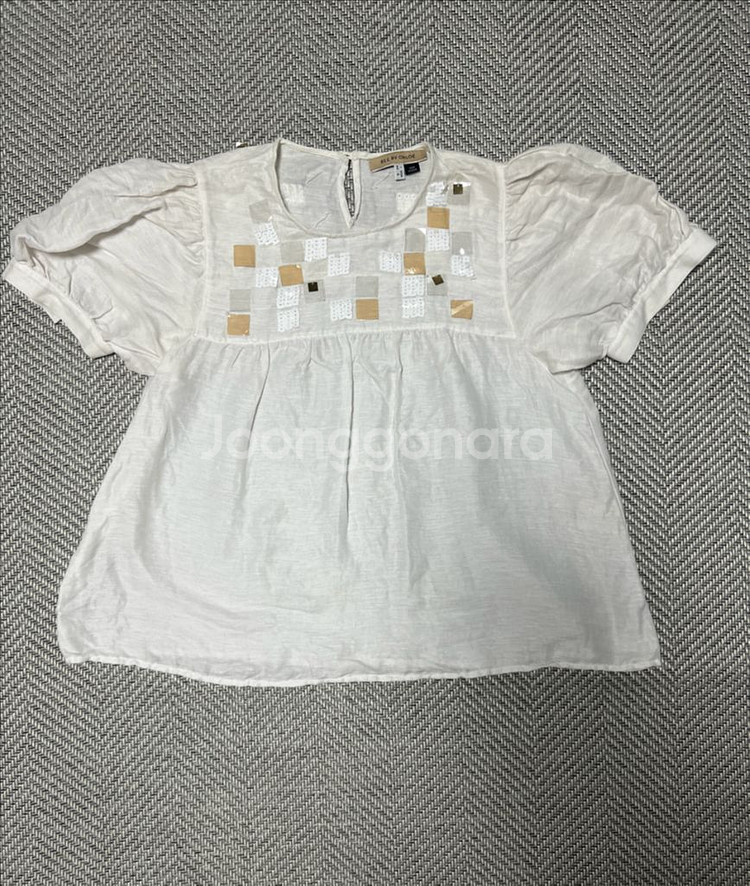 끌로에 화이트 블라우스 정품--0