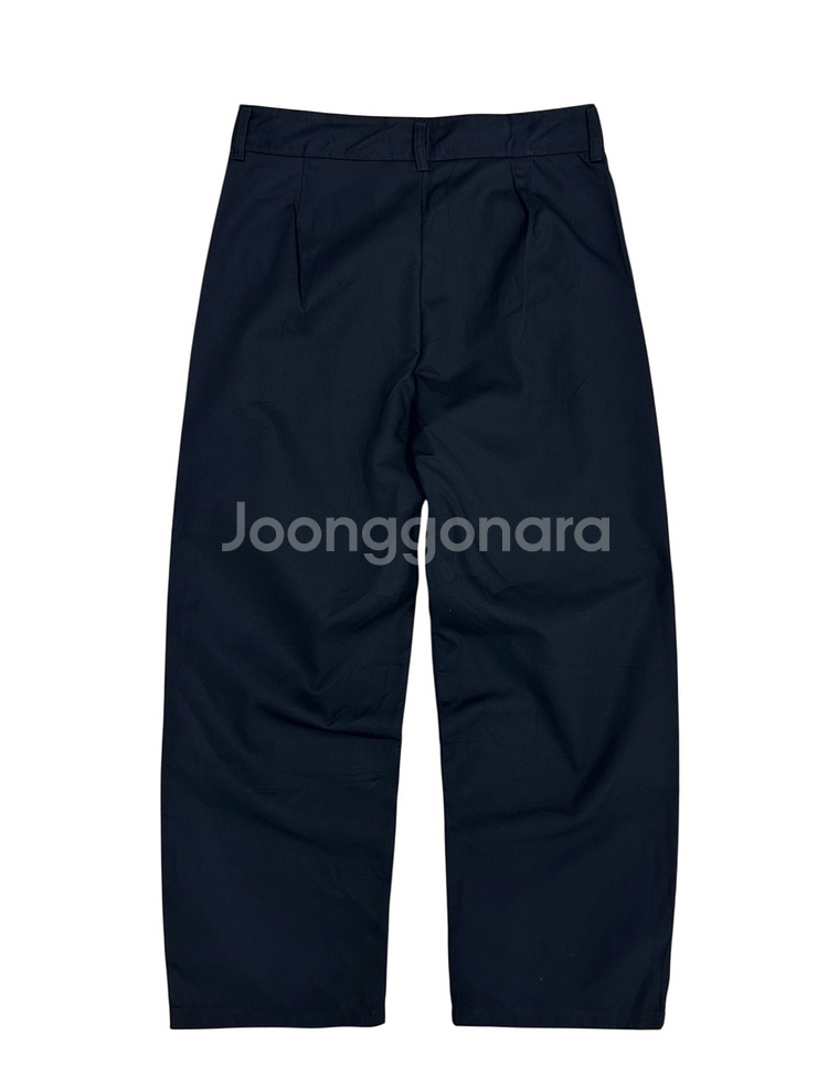 GU 하이웨스트 와이드 면바지 새상품 블랙 (여성L)--4