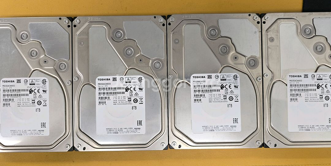 도시바 8TB HDD 엔터프라이즈 서버 나스용--0