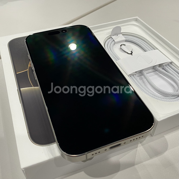 아이폰 16 Pro 128GB 내추럴 티타늄(정상해지)--1