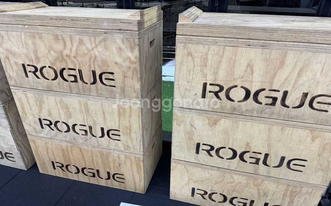 크로스핏 장비 로그 저크박스,바벨45/35/10,짐링--0