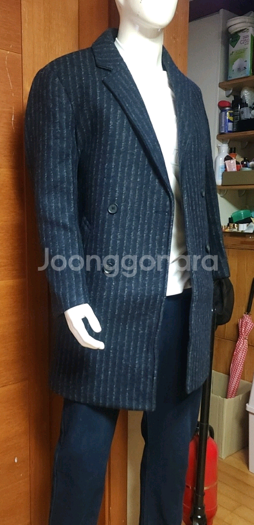 37만 크리스 크리스티 M L 백화점 새상품 코트 자켓--0