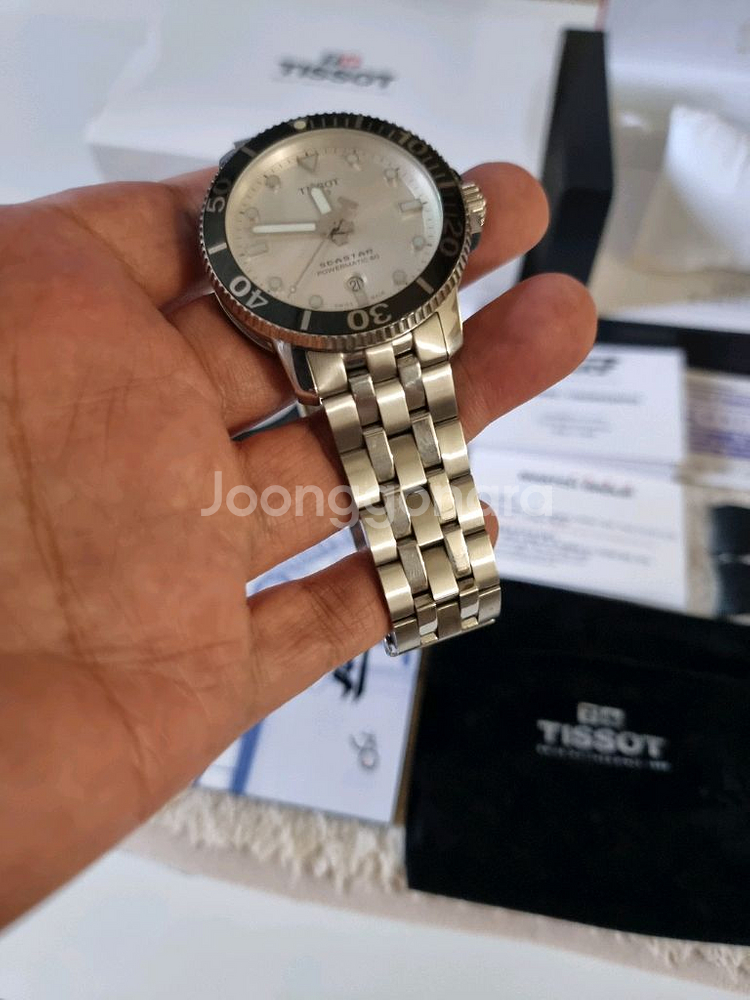 티쏘씨스타1000파워매틱80(풀박)43mm--3