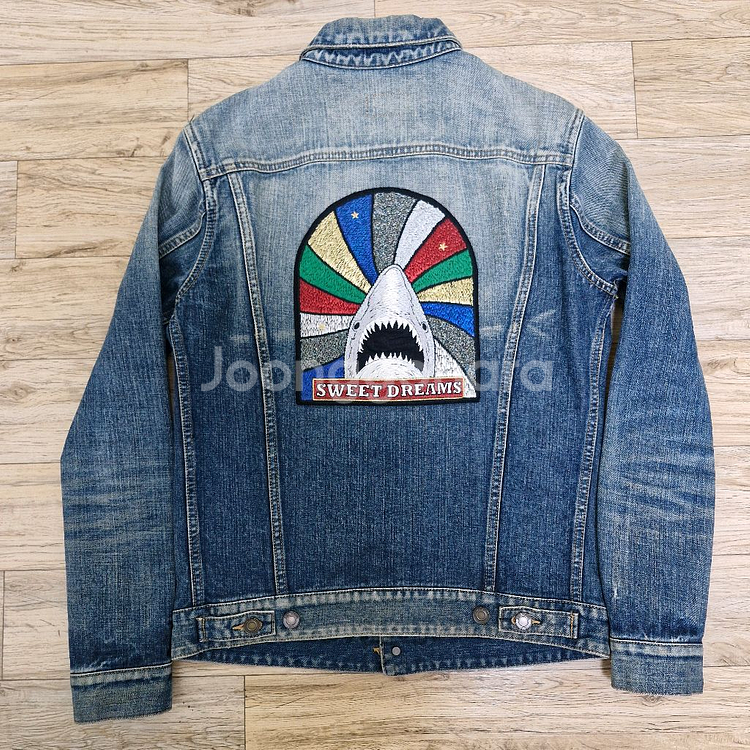 [M] SLP 생로랑 SS16 샤크 데님 자켓--0