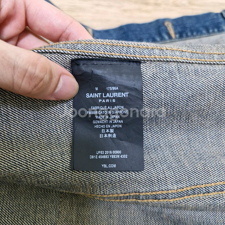 [M] SLP 생로랑 SS16 샤크 데님 자켓--5