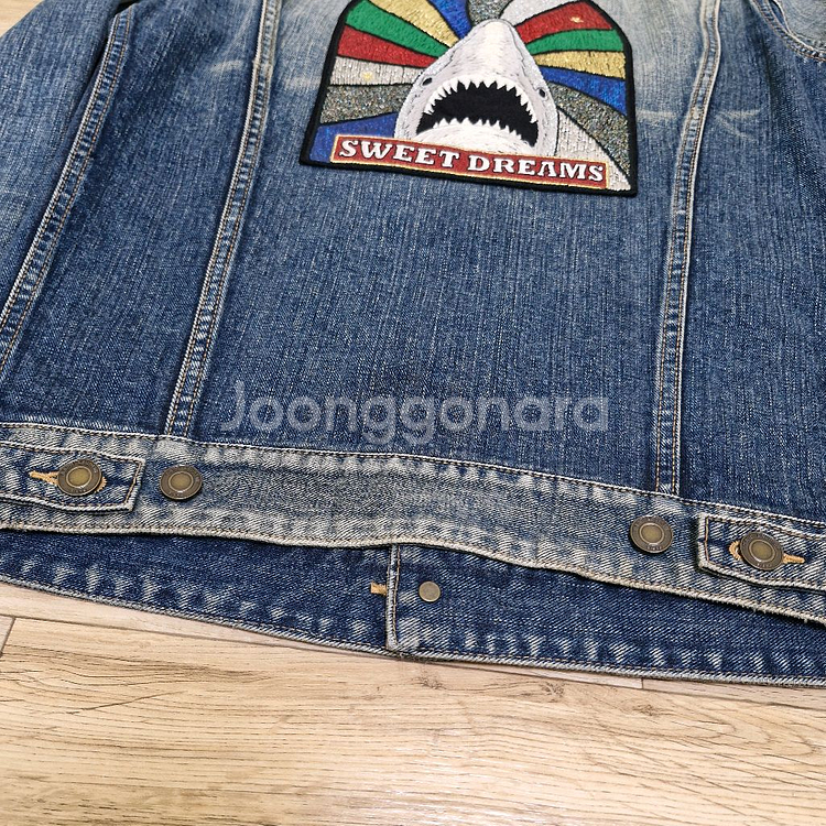 [M] SLP 생로랑 SS16 샤크 데님 자켓--3