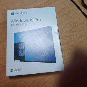 윈도우10프로 팝니다. 개봉된것임. 청주는 직거레