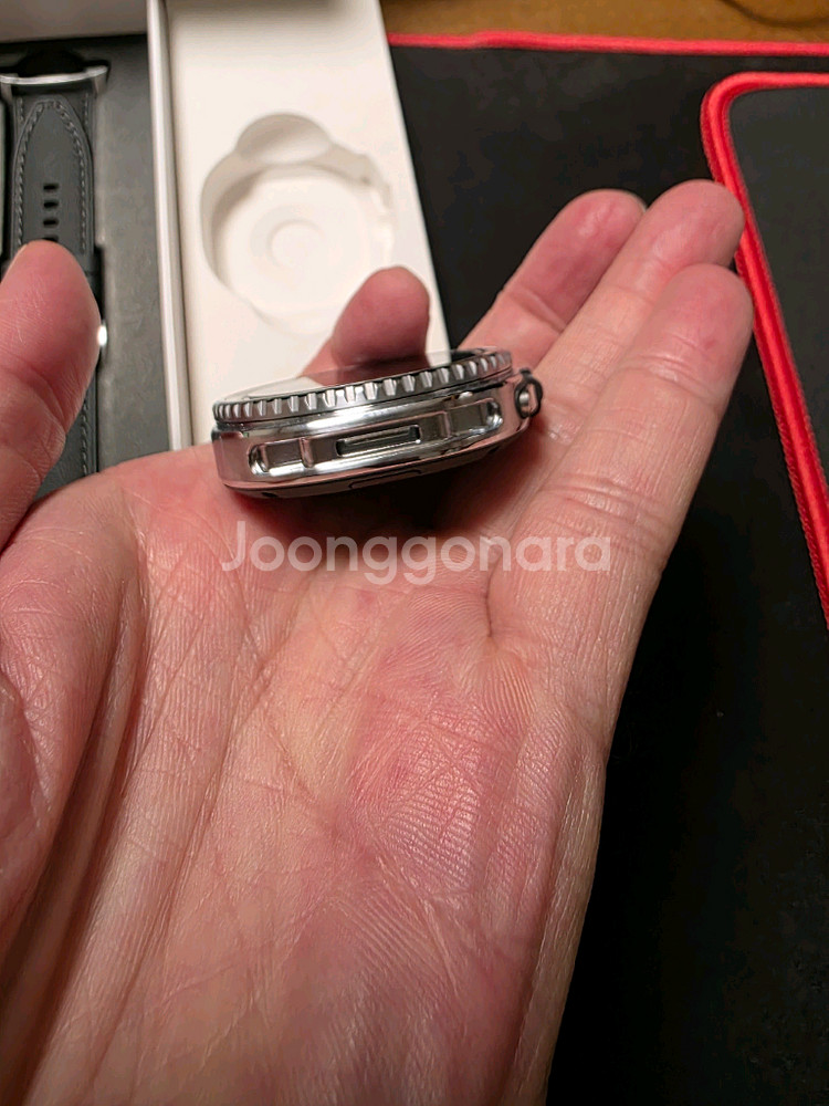 (거의새거)갤럭시워치8 클래식 46mm 블루투스 블랙--3