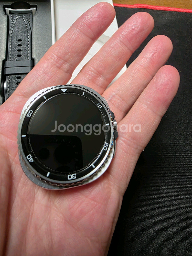 (거의새거)갤럭시워치8 클래식 46mm 블루투스 블랙--5