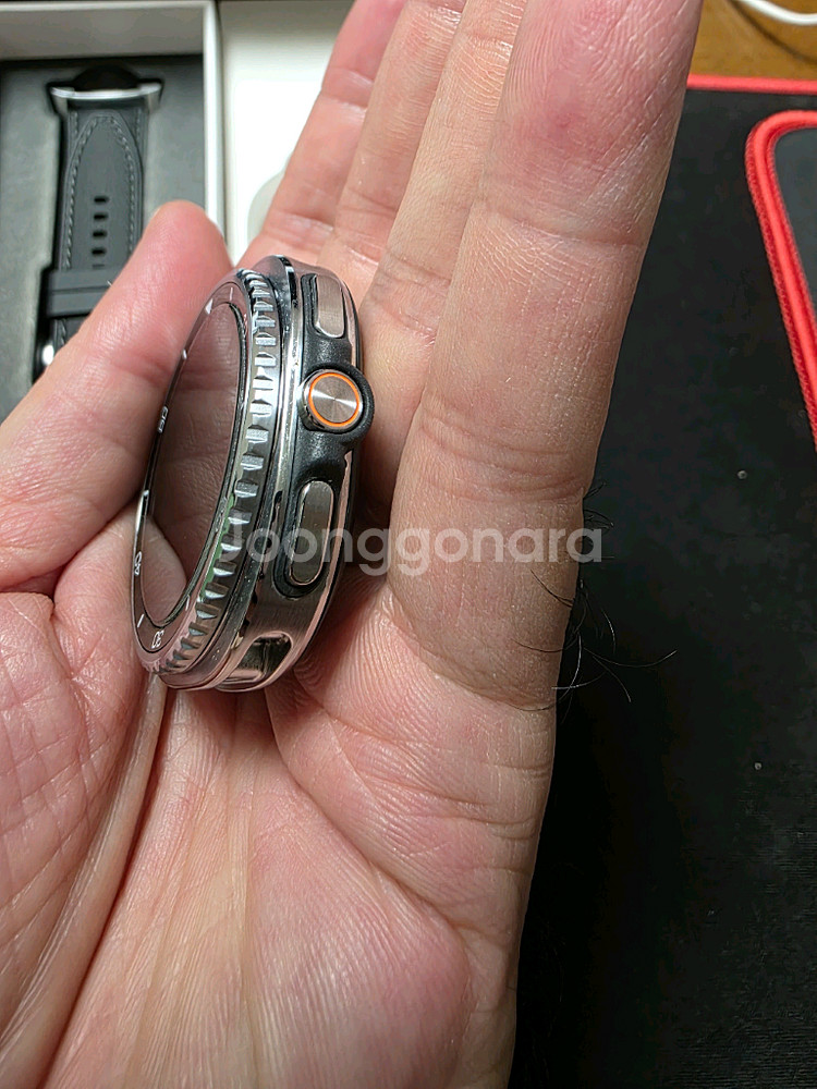 (거의새거)갤럭시워치8 클래식 46mm 블루투스 블랙--7