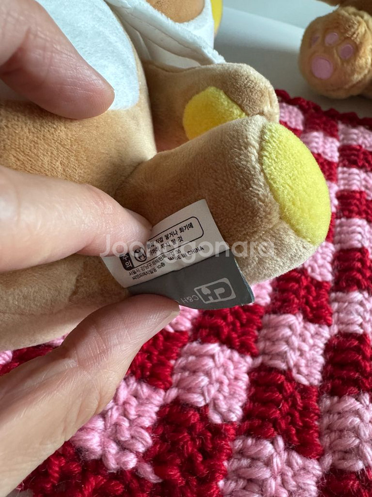 빈티지 고전 리락쿠마 에그 닭망토 시팅 인형 소장품--7