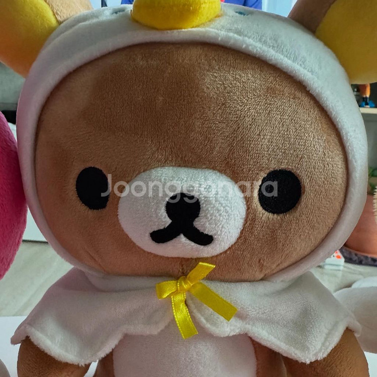 빈티지 고전 리락쿠마 에그 닭망토 시팅 인형 소장품--3