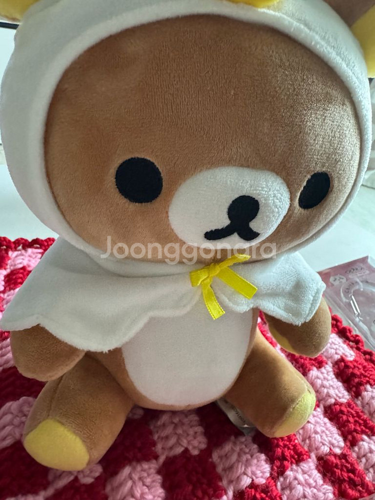 빈티지 고전 리락쿠마 에그 닭망토 시팅 인형 소장품--5