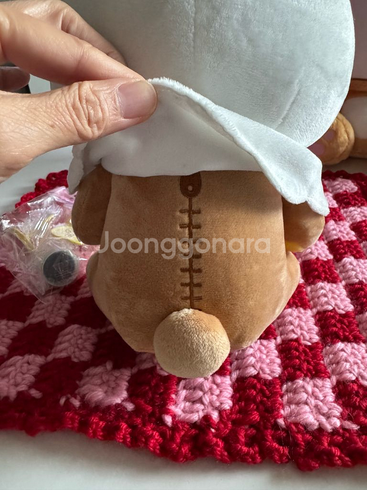 빈티지 고전 리락쿠마 에그 닭망토 시팅 인형 소장품--8