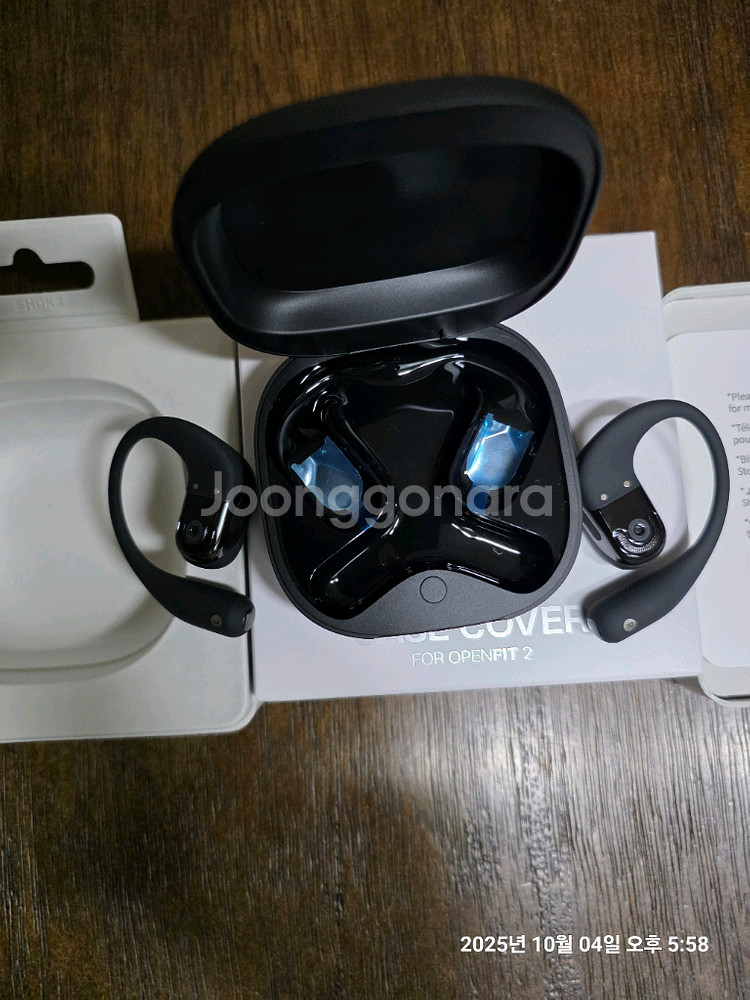 샥즈 오픈핏 2 무선 이어폰 블랙 T921--1