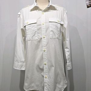 버버리 블랙라벨 화이트 7부 셔츠