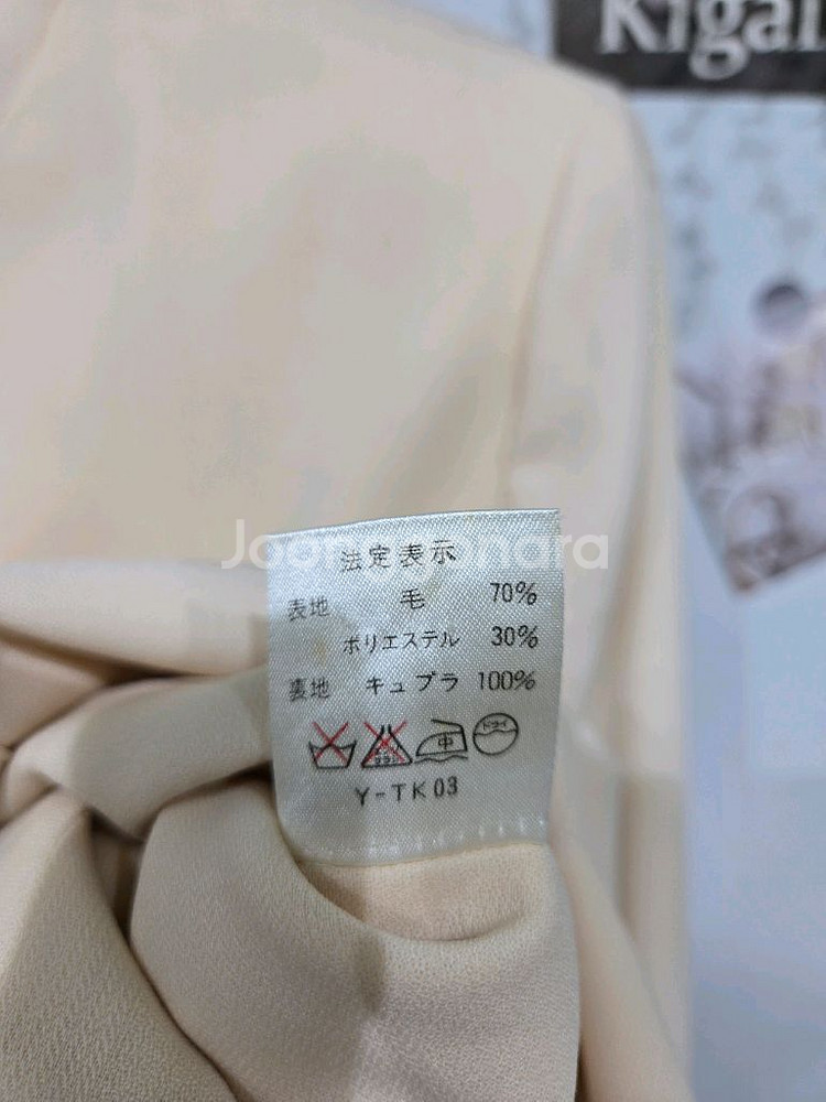 디올 아이보리 노카라 자켓 블레이저--5