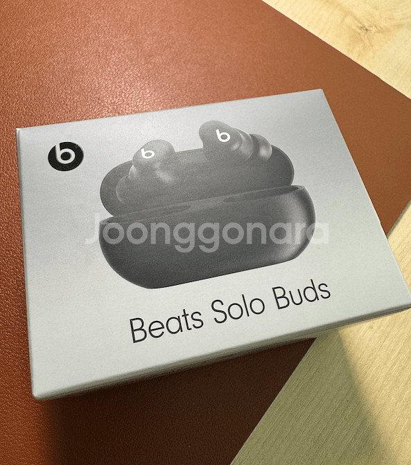 (새제품) Beats 솔로 버즈 블랙 미개봉 이어폰판매--0