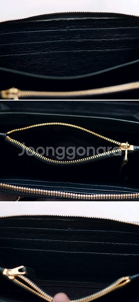 발렌시아가 자이언트 컨티넨탈 모터 지퍼라운드 장지갑--7