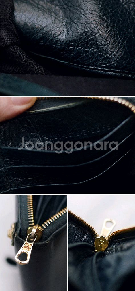 발렌시아가 자이언트 컨티넨탈 모터 지퍼라운드 장지갑--8