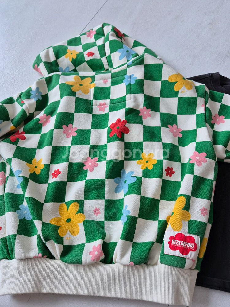 베베드피노130 사이즈 후드 짚업 집업 후드티 겉옷 점--4