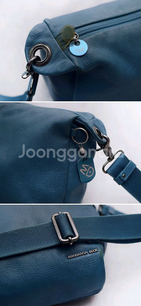 만다리나덕 이태리 멜로우 레더 멀티웨이 가죽 크로스바디--5