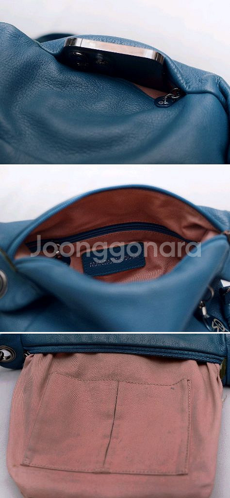 만다리나덕 이태리 멜로우 레더 멀티웨이 가죽 크로스바디--8