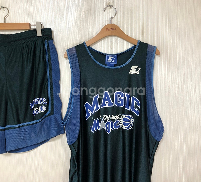 NBA 스타터 '90 올랜도매직 어센틱져지 상하세트--2