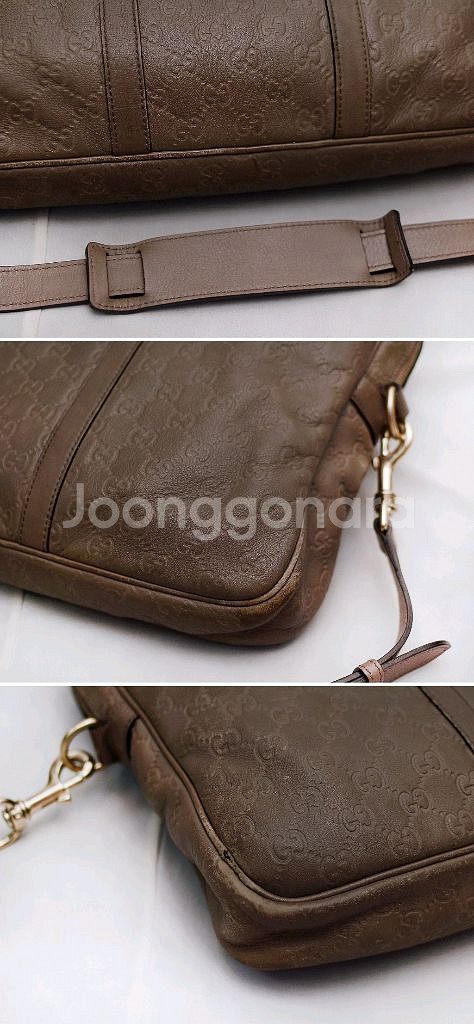 구찌 (구찌시마 레더 브리프케이스 (숄더.크로스)--6