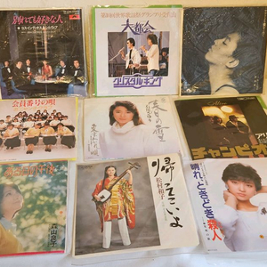 일본 엔카 LP 음반 모음9장7인치