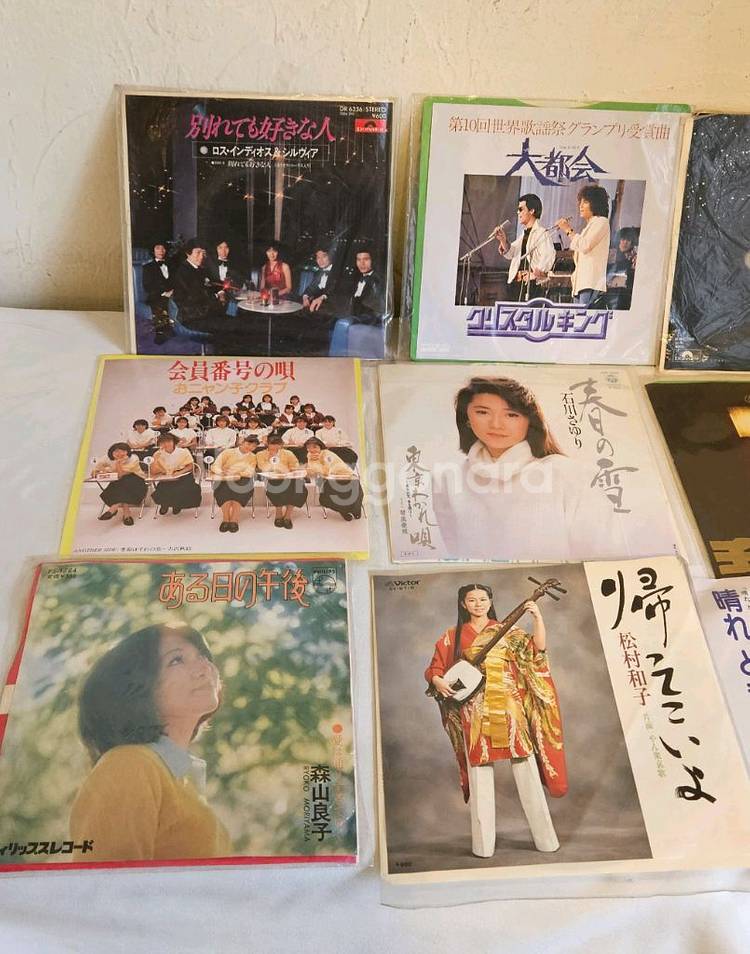 일본 엔카 LP 음반 모음9장7인치--1